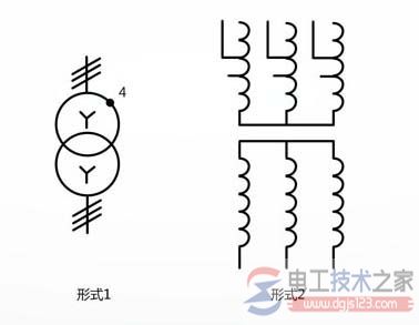 星形连接的三相变压器