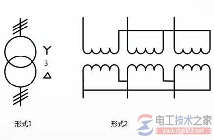 星形连接的三相变压器