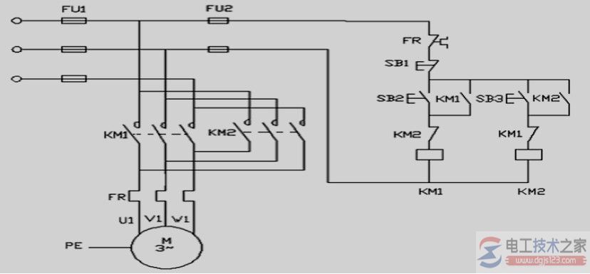 西门子PLC控制电动机正反转的编程实例图解