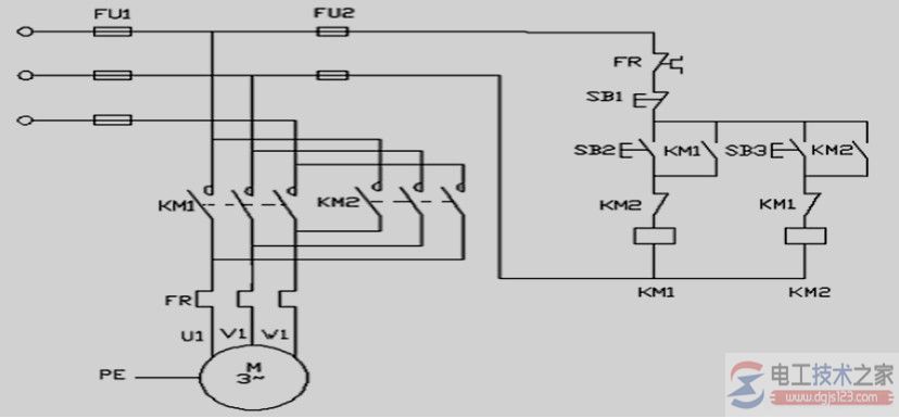 <a href=/plc_siemens/ target=_blank class=infotextkey>西门子plc</a>控制<a href=/diandongji/ target=_blank class=infotextkey>电动机</a>正反转