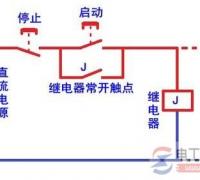 24v继电器自锁电路图的原理分析