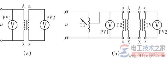 双电压表法的原理图