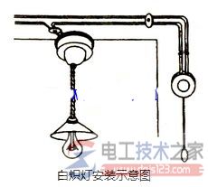 白炽灯安装方法