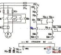 三相电机自动往返行程控制的电路图及工作原理