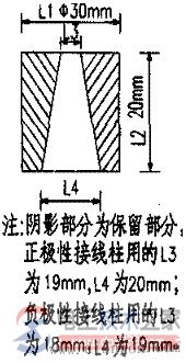 蓄电池接线柱损伤修复