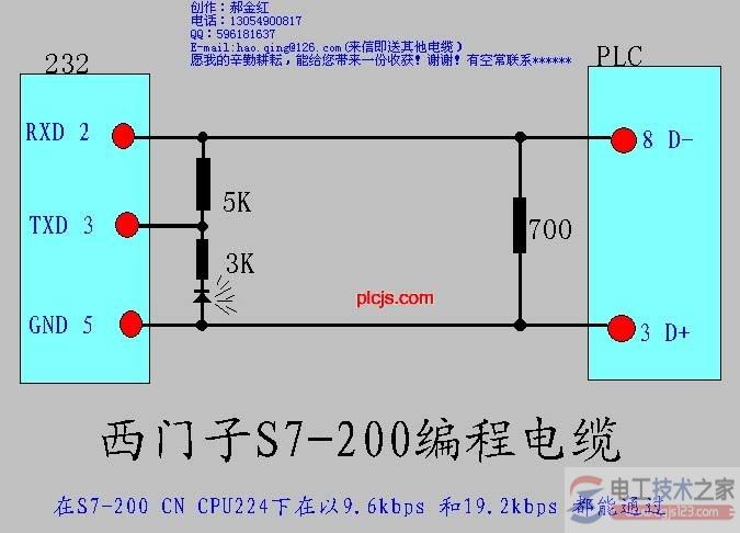 西门子plc编程电缆