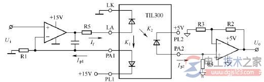 TIL300精密线性光电耦合器及其应用电路