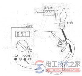 数字万用表测量电流