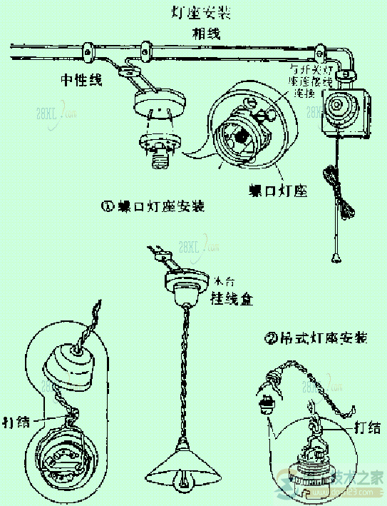 照明装置的安装方法4