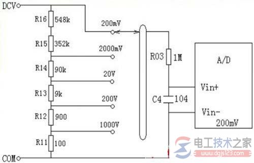 万用表测电压与电流3