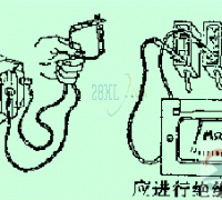 电灯装置绝缘性能的检查方法