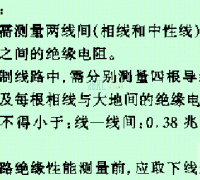 线路绝缘性能检验的主要内容