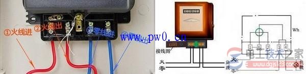 dd202单相<a href=/dgyb/dnb/ target=_blank class=infotextkey>电能表</a>接线图