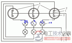 三相同步差的测量方法