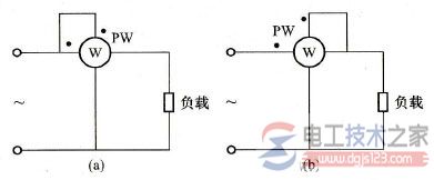 单相功率表测量单相交流电源功率