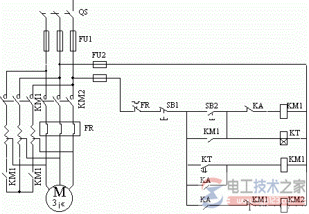 串自耦变压器降压起动