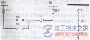 单母线馈线隔离开关闭锁接线