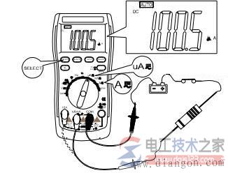 数字万用表测电流的方法