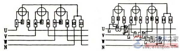 三相四线电表接线图6