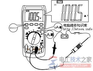 万用表测电流