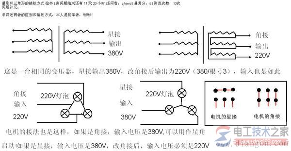 星形连接相电流等于线电流