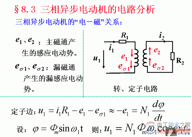 三相异步电动机的电路1