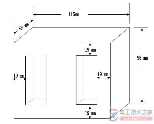 变压器铁芯截面积