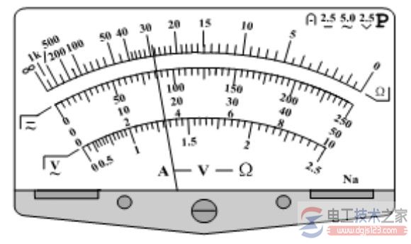 多用电表怎么读数