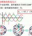 电动机旋转磁场的转速大小