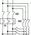 自耦降压启动主回路接线图的二种形式