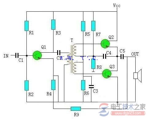 otl功率放大器电路原理图3