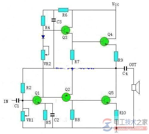 otl功率放大器电路原理图5