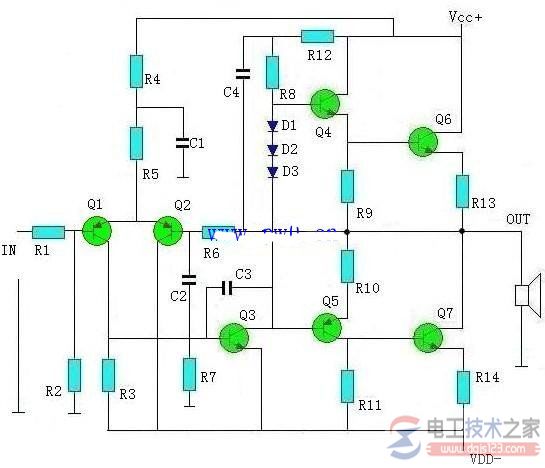 otl功率放大器电路原理图6
