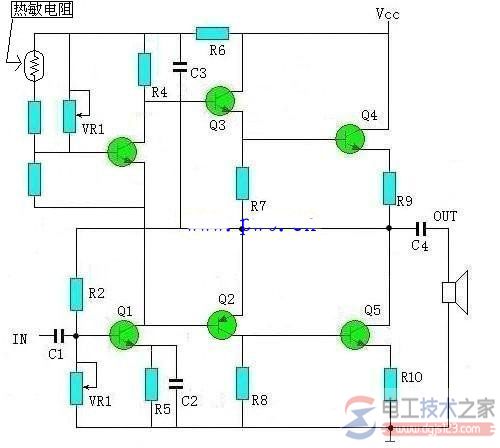 otl功率放大器电路原理图7