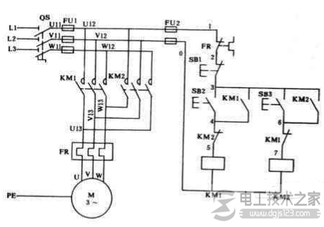 交流接触器cjx20910的接线方法