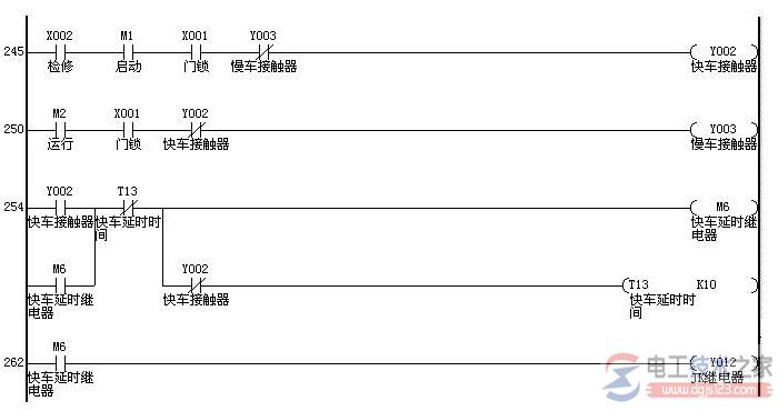 双速电梯电气原理图13