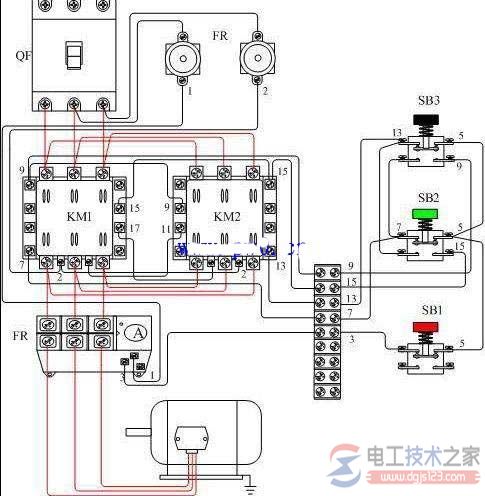 三相异步电动机正反转控制