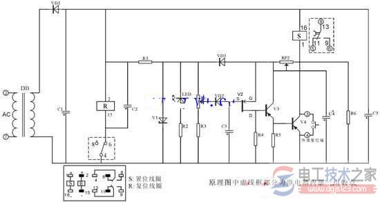 断电延时继电器的电路原理图2