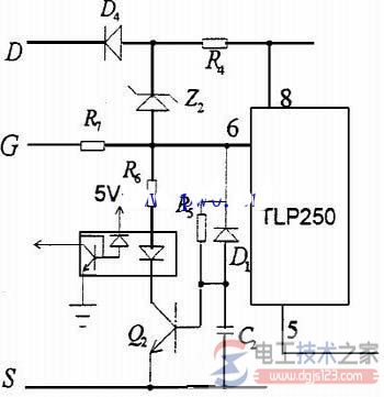 变频器IGBT过流保护的电路原理图2