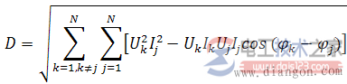 畸变无功功率计算公式