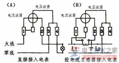 单相电度表怎么接线