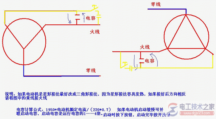 <a href=/pdzs/3309.htm target=_blank class=infotextkey>三相电</a>机改装为单相正反转电机的方法