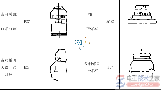 常用电气照明用具之灯座2