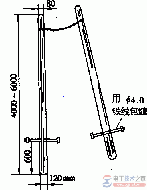 外线电工架线和立杆工具2