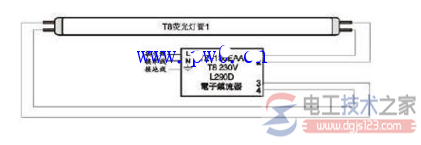 环形灯管镇流器接线图