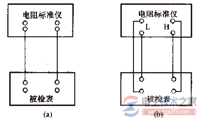 检定数字多用表直流电阻