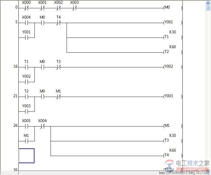 三菱plc学习——顺序启动、顺序停止plc程序