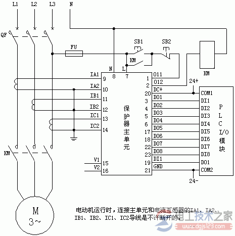 电动机保护器电路接线方式