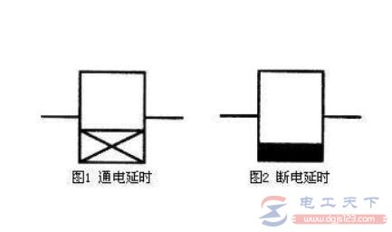 时间继电器的线圈图形符号