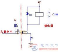 继电器的光耦驱动方式，光耦继电器的控制电路